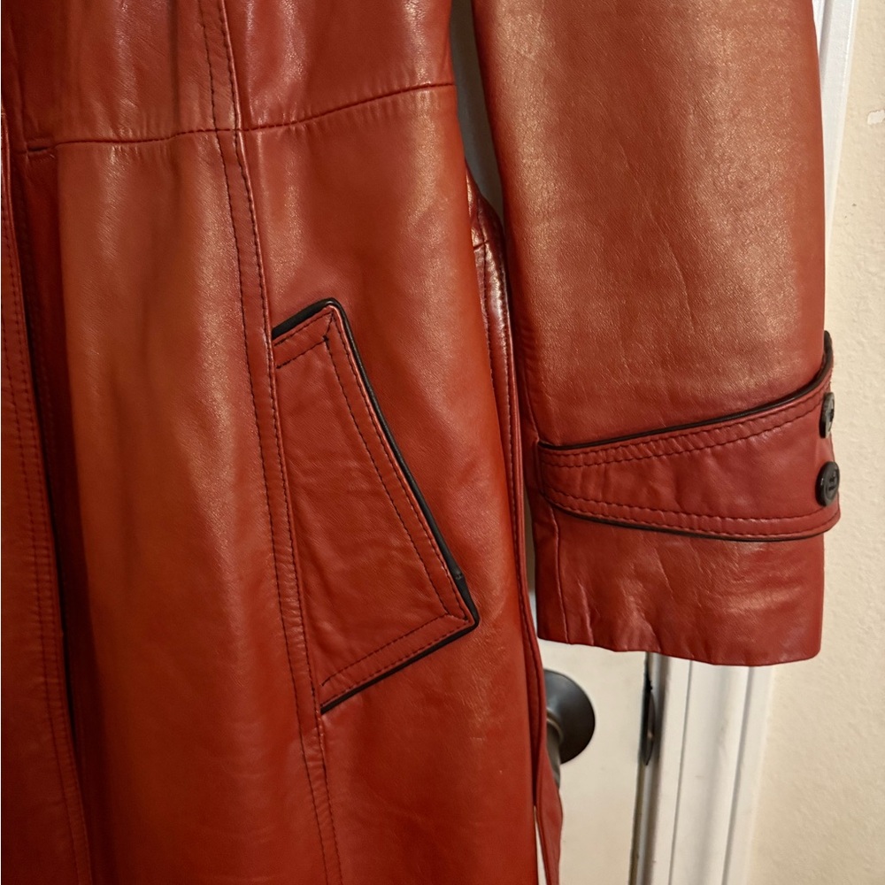 Wilson Women's Red Leather Jacket